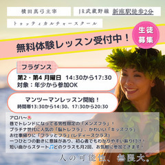 駅前徒歩約2分　第1第3月曜日　レッツフラダンス！の画像