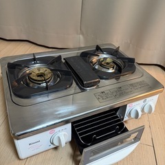 リンナイガスコンロ都市ガス用中古美品の画像