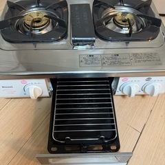 リンナイガスコンロ都市ガス用中古美品の画像