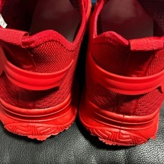 【新品】メンズ　スニーカー　赤　レッド　27.0cmの画像