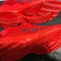 【新品】メンズ　スニーカー　赤　レッド　27.0cmの画像