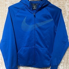 NIKE ナイキ DRI-FIT フルジップパーカー ブルー Lサイズの画像