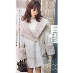 snidel ファーコートの画像