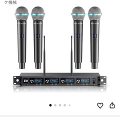 XTUGA A140  ワイヤレスマイク４本セットの画像