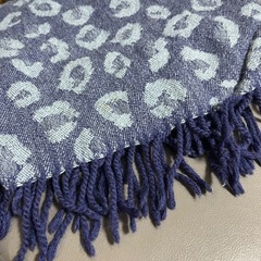 【Aquascutum】ウール100％ ひざ掛け／ブランケット 日本製 70×140cmの画像