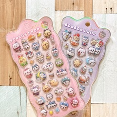 シール22枚 ボンボンドロップシール オーロラシールなどの画像