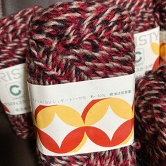 手編み毛糸いろいろの画像