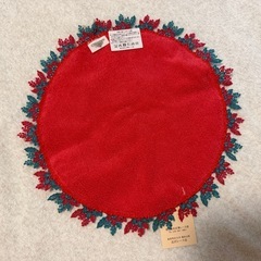 近沢レース　サークルハンカチ　クリスマスの画像