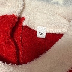 130cm、サンタワンピース、帽子セットの画像