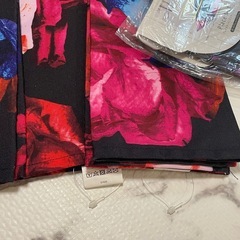 花柄ランチョンマット4枚の画像