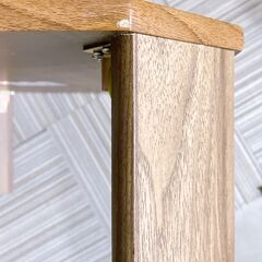  M649  NITORI ローテーブル センターテーブル 折りたたみ ブラウン の画像