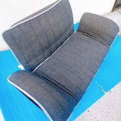 M613  NITORI 可変型カジュアルソファ 1～2人掛け グレーの画像