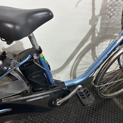 東京23区配達無料🌈新基準 Panasonic パナソニック ビビDX 8.9Ah リチウム 電動自転車中古　1969の画像