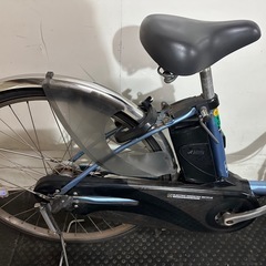 東京23区配達無料🌈新基準 Panasonic パナソニック ビビDX 8.9Ah リチウム 電動自転車中古　1969の画像