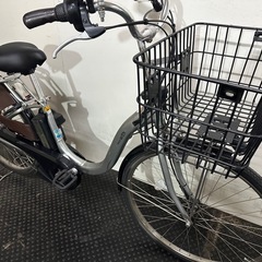 東京23区配達無料🌈新基準 ヤマハ　パスwith ウィズ　12.3Ah リチウム 電動自転車 中古　BS 5261の画像