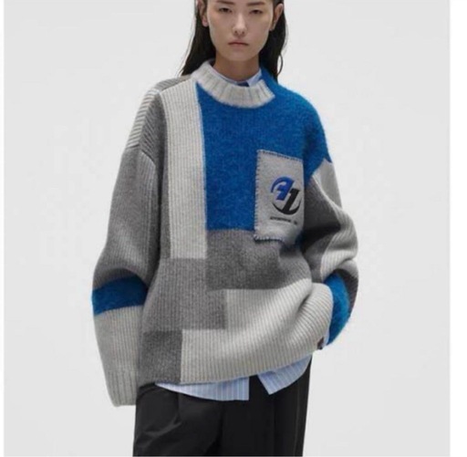 ZARA × ADER ERROR パッチワークオーバーニット