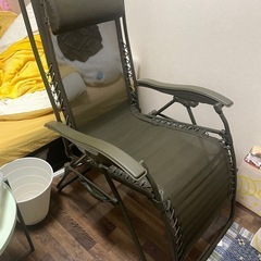 コールマンのリクライニングチェアの画像