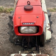 福岡県久留米市　ヤンマー トラクター　耕運機 YC70-DG 7馬力 クランクスタート 動作確認済 引取限定の画像