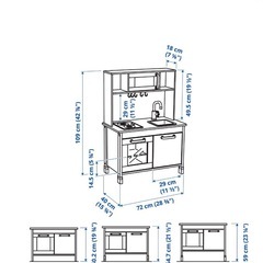 IKEA DUKTIG ドゥクティグ ままごとキッチン の画像
