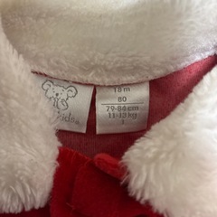 サンタコスチューム80サイズ　　の画像