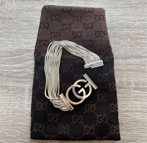 GUCCI インターロッキング ブレスレット 10連 スネークチェーン