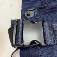 【美品】アンジェレッテangelette ベビーキャリア　抱っこ紐ネイビー日本製の画像