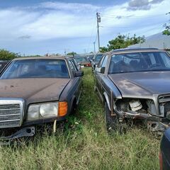 Mベンツ-126-SE-SEL-SECリサイクル部品取り車両及び部品販売の画像