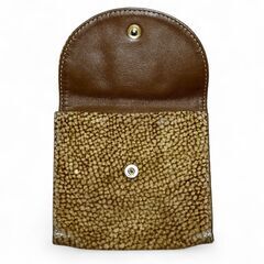 BORBONESE コインケース　ベージュの画像