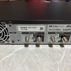 REGZA レグザ ブルーレイディスクレコーダー DBR-M3010の画像