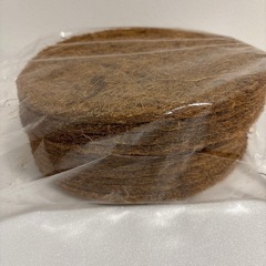 新品‼️ 10個入り 鳩の巣用マット 自然素材のパーム製 室内外飼育対応の画像