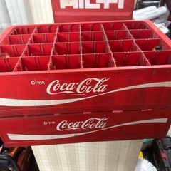 コカコーラ瓶ケース2個の画像