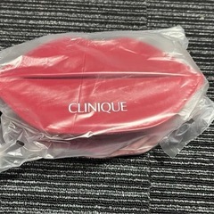 クリニーク　リップ型ポーチ　ノベルティ　コスメポーチ　CLINIQUE 小物入れの画像