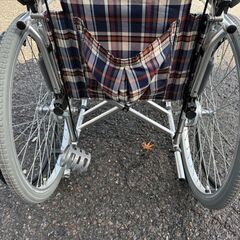 松永製作所製　車椅子AR-501 アルミ製多機能車いす　折りたたみ、背折れ、、介助ブレーキの画像