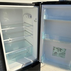 アイリスオーヤマ IRSE-16A-B 冷蔵庫 2ドア 2022年製 162L IRISOYAMA ブラック mw0890の画像