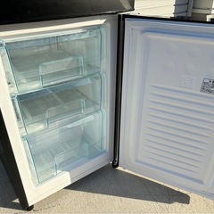 アイリスオーヤマ IRSE-16A-B 冷蔵庫 2ドア 2022年製 162L IRISOYAMA ブラック mw0890の画像