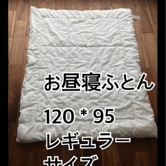 お昼寝布団　掛け布団　１２０×９５cm　の画像