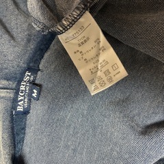 BAYCREST パーカー デニム風 ブルー M②の画像