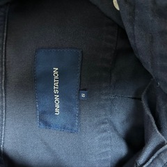 土日限定値下げ 長袖シャツ ボタンダウンシャツ バイカラー ネイビー ホワイト メンズ②の画像