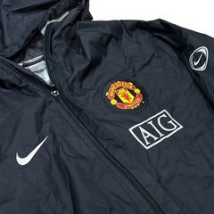 00s Nike ×マンチェスターユナイテッド　サッカー ナイロンジャケットの画像