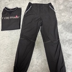 le coq sportif ルコックスポルティフ /セットアップ /ブラックの画像