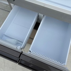 SHARP SJ-W413G-T 冷蔵庫 5ドア 両開き 2020年製 412L シャープ 高年式 5ドア冷蔵庫 mw0902の画像