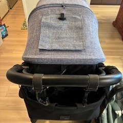 エアバギー ココプレミア メランジデニム マキシコシペブルプラス ノマドグリーン  セットの画像