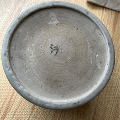 大明萬暦年製　銘　染付　風景　火鉢　時代物　中国美術　鉢　煎茶道具の画像