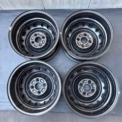 軽カスタム定番人気品‼️デミオ鉄チン 14×6J +45 ４本
⛰️の画像