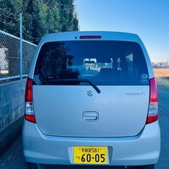 スズキ ワゴンR MH23S 走行距離13キロ車検2027年11月25日まで乗って帰る可能です 12:8万手の画像