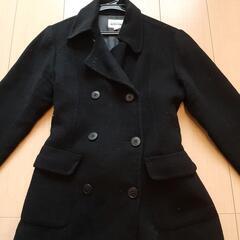 ALPHA CUBIC 黒ハーフコート　Mの画像