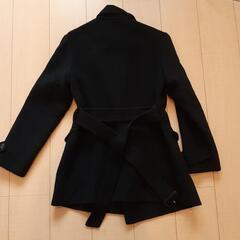 ALPHA CUBIC 黒ハーフコート　Mの画像