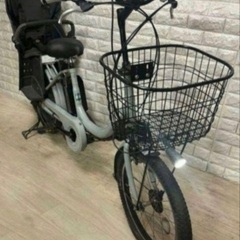 🌟🌸美品🌸室内保管🌸ブリヂストン 電動自転車 ビッケ子供乗せ  🌈新基準🌈j808の画像