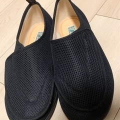 快歩主義　介護シューズ　リハビリシューズ　軽量　幅広　4E メッシュ素材　男性用　25cmの画像