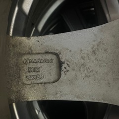 （取引中）18インチアルミホイール（MANARAY）の画像